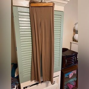 JJill Wearever full leg pants in camel color